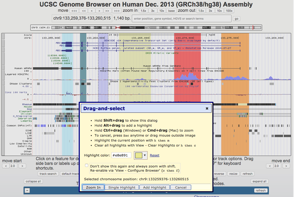 UCSC Genome Browser: News Archives